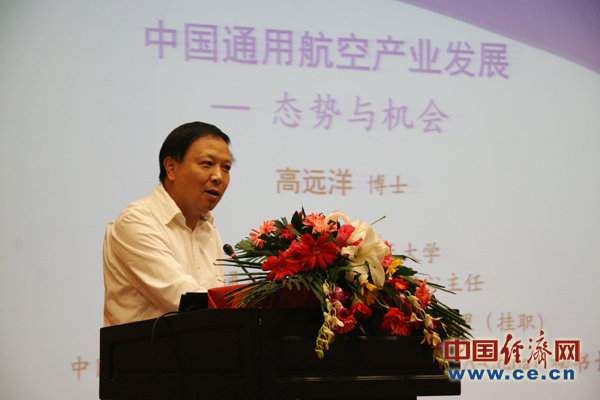北京航空航天大學通用航空產(chǎn)業(yè)研究中心主任高遠洋